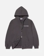 Ryoko Full Zip Hoodie Dark Gray (4)
