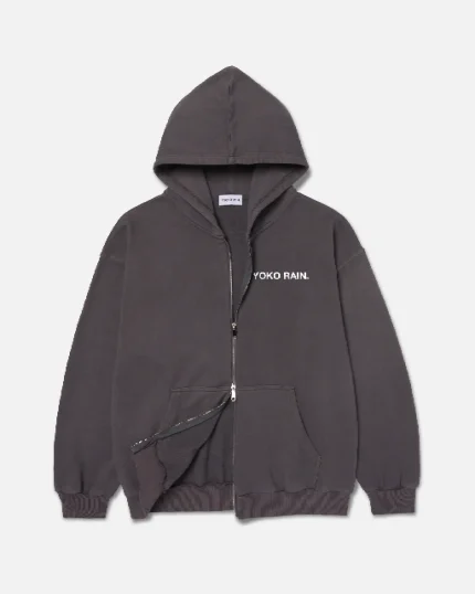 Ryoko Full Zip Hoodie Dark Gray (4)
