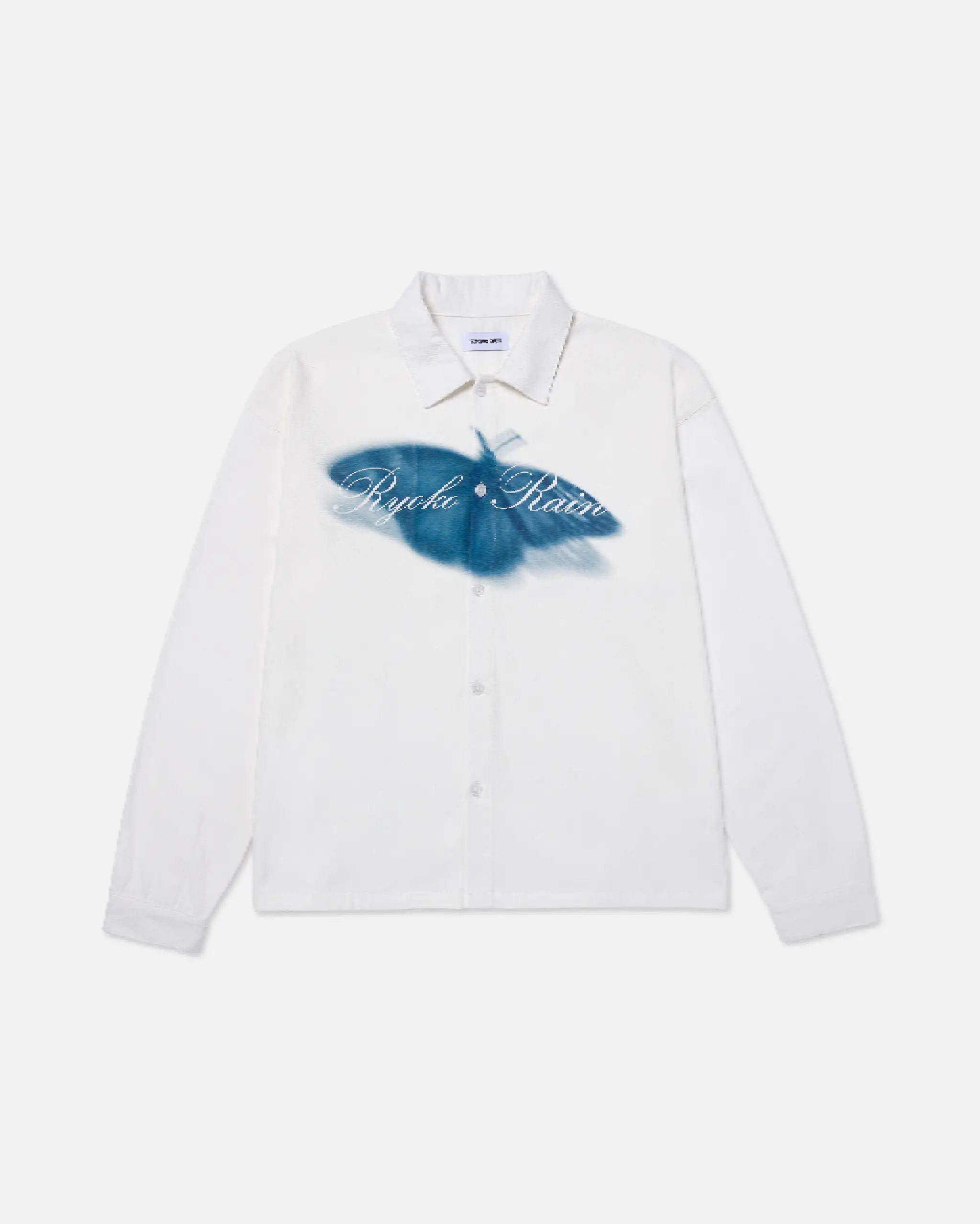 Ryoko Rain Blurred Butterfly Button up Shirt (1) Ryoko Rain Blurred Butterfly Button up Shirt (1)