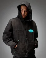 Ryoko Rain Butterfly Hooded Work Jacket (3)