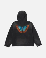 Ryoko Rain Butterfly Hooded Work Jacket (8)