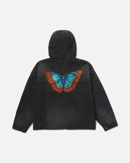 Ryoko Rain Butterfly Hooded Work Jacket (8)
