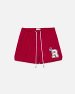 Ryoko Rain Classic Mesh Shorts Cardinal (1)