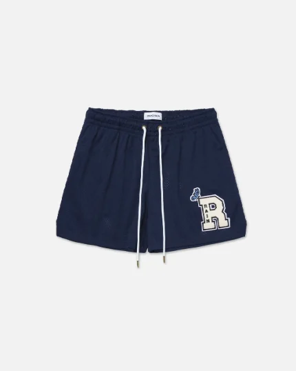 Ryoko Rain Classic Mesh Shorts Navy Blue (2)