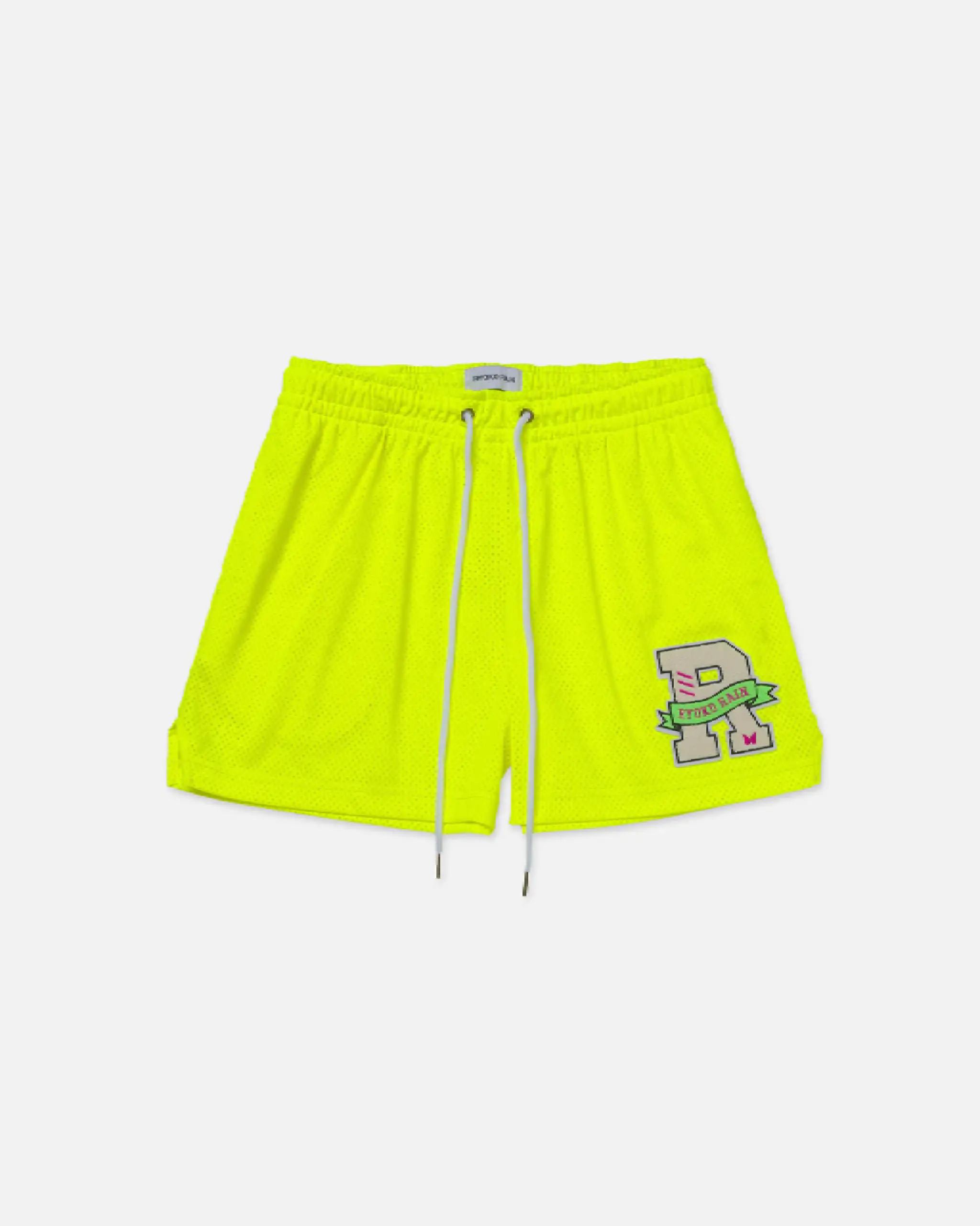Ryoko Rain Classic Mesh Shorts Neon Yellow (1) Ryoko Rain Classic Mesh Shorts Neon Yellow (1)