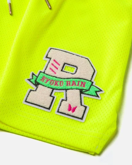 Ryoko Rain Classic Mesh Shorts Neon Yellow (2)