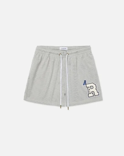 Ryoko Rain Classic Mesh Shorts Silver (1)