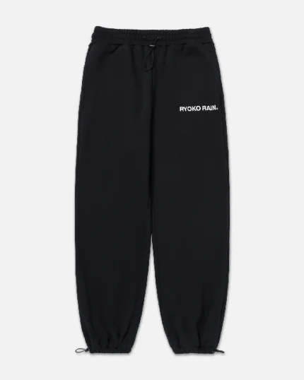 Ryoko Rain Classic Sweatpants Black (1)