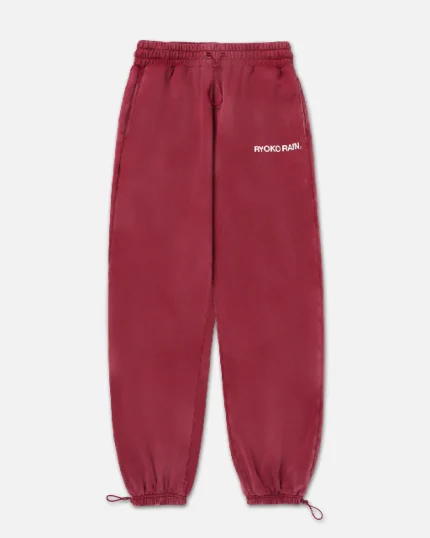 Ryoko Rain Classic Sweatpants Vintage Red (1)