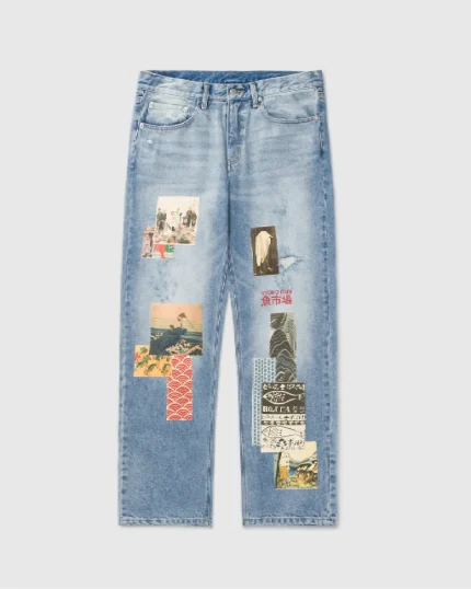 Ryoko Rain Fish Market Denim Jeans (1)