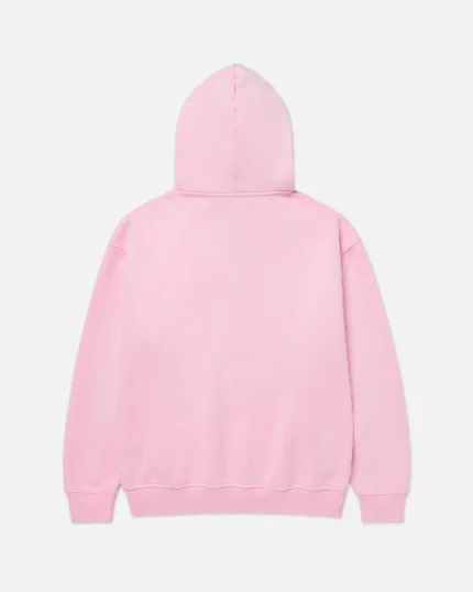 Ryoko Rain Fleece Hoodie Pink (4)