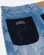 Ryoko Rain Floral Laser Jeans (2)