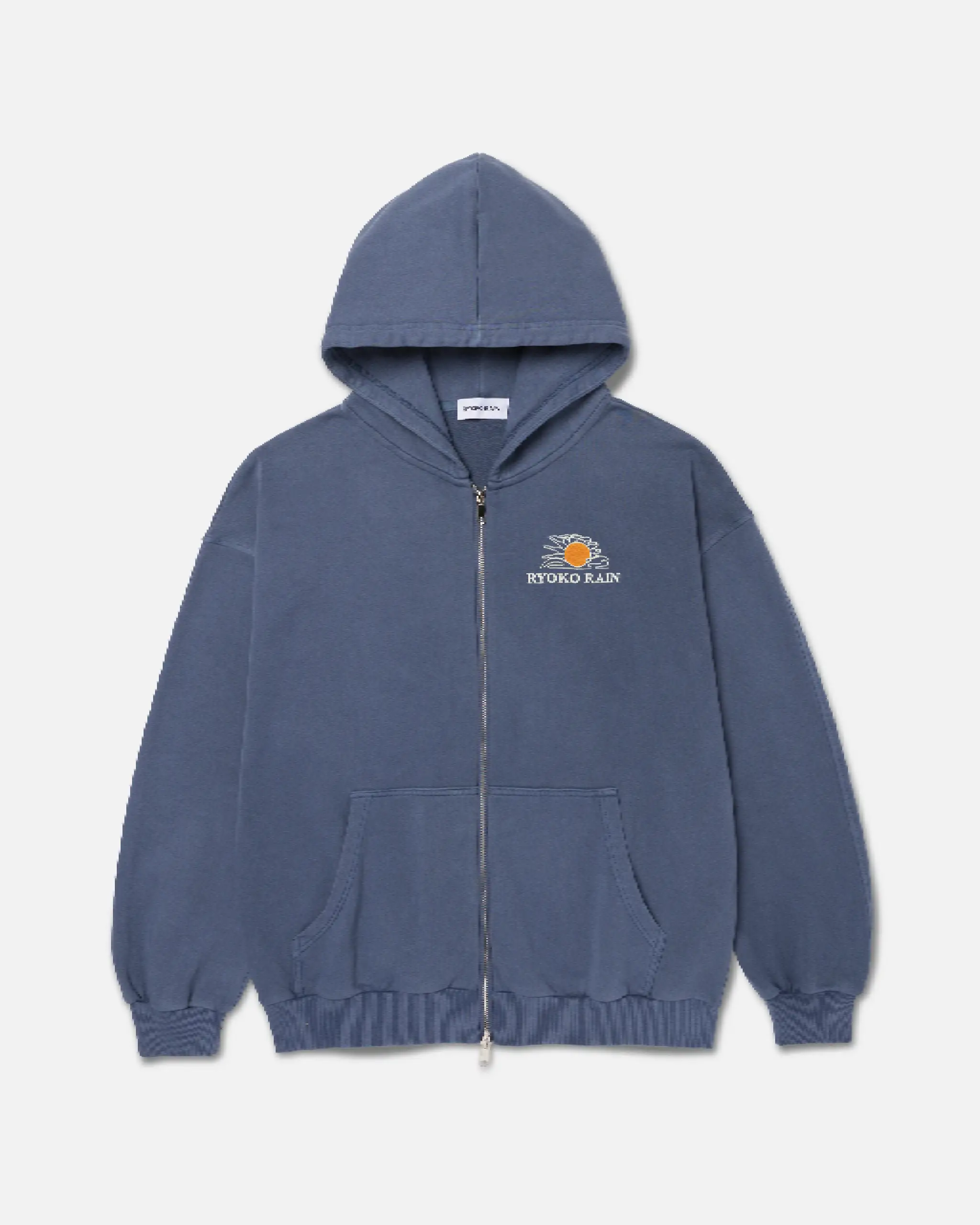 Ryoko Rain Full Zip Hoodie Blue (1) Ryoko Rain Full Zip Hoodie Blue (1)