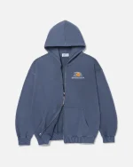 Ryoko Rain Full Zip Hoodie Blue (3)
