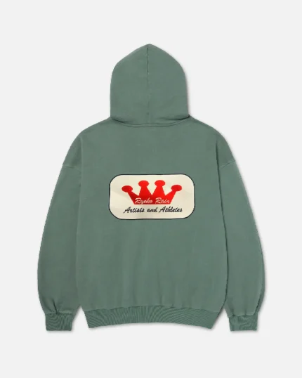 Ryoko Rain Full Zip Hoodie Green (4)