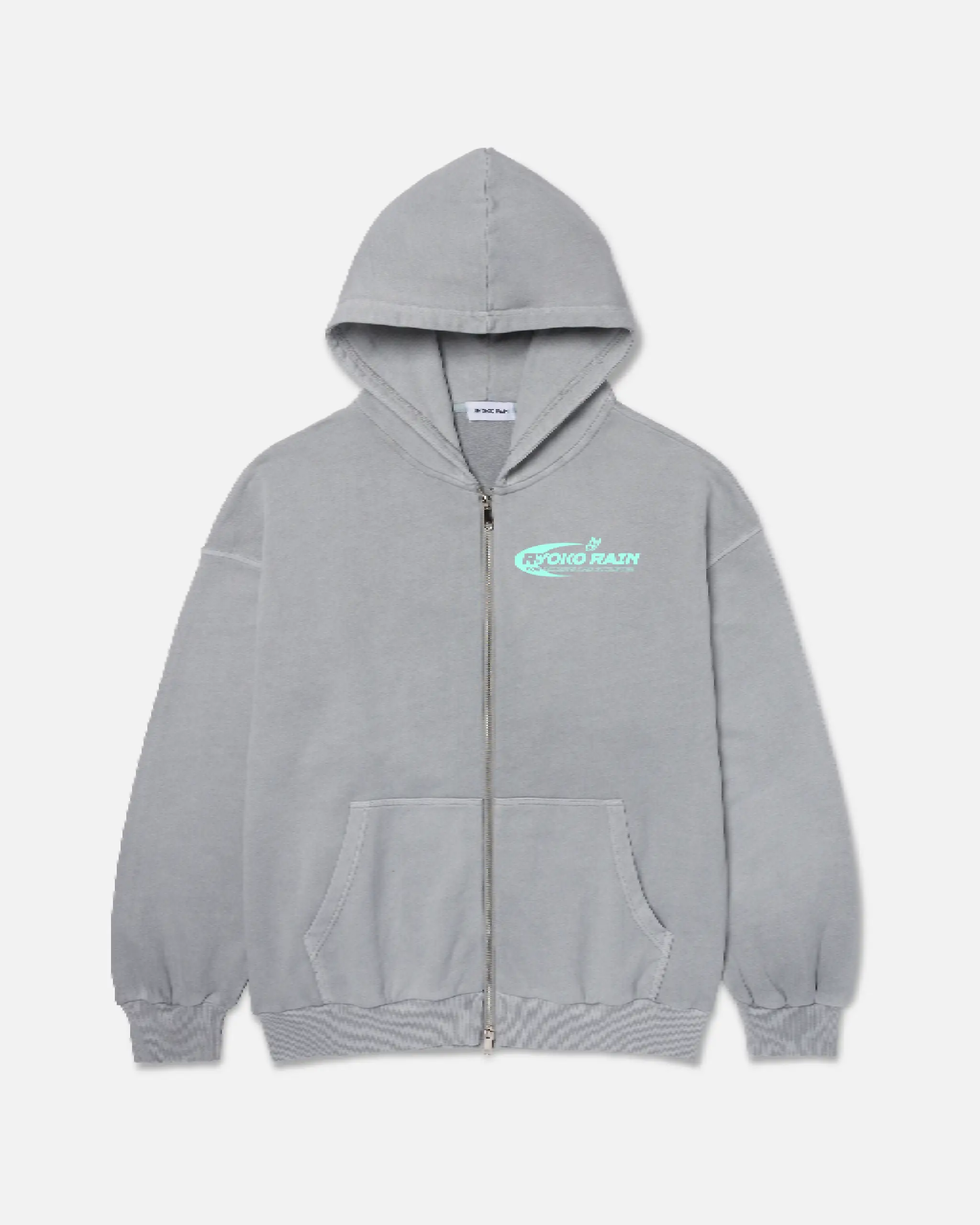 Ryoko Rain Full Zip Hoodie Light Gray (1) Ryoko Rain Full Zip Hoodie Light Gray (1)