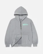 Ryoko Rain Full Zip Hoodie Light Gray (4)