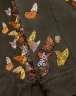 Ryoko Rain Green Butterfly Work Jacket (3)