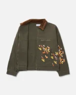 Ryoko Rain Green Butterfly Work Jacket (4)
