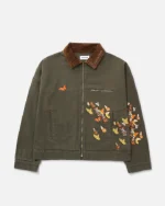 Ryoko Rain Green Butterfly Work Jacket (6)