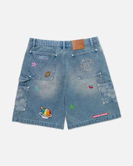Ryoko Rain Matsumoto Shave Ice Double Knee Carpenter Shorts (6)