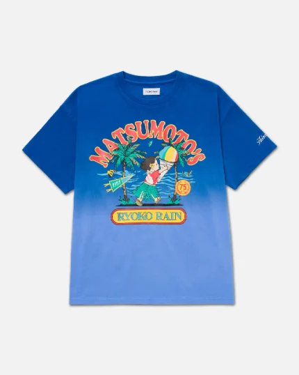 Ryoko Rain Matsumoto Shave Ice Tie Dye Tee Blue (1)