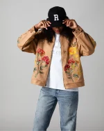 Ryoko Rain Monarch Clay Suede Work Jacket (3)