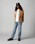 Ryoko Rain Monarch Clay Suede Work Jacket (4)