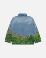 Ryoko Rain Moss Denim Work Jacket (5)