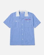 Ryoko Rain Oxford Pinstripe Button up Shirt (1)