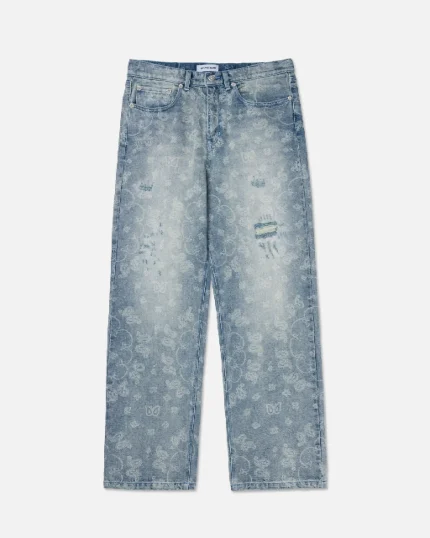 Ryoko Rain Paisley Jeans (1)