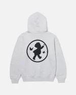 Ryoko Rain Poet Logo Hoodie Ash Grey (Kids) (4)