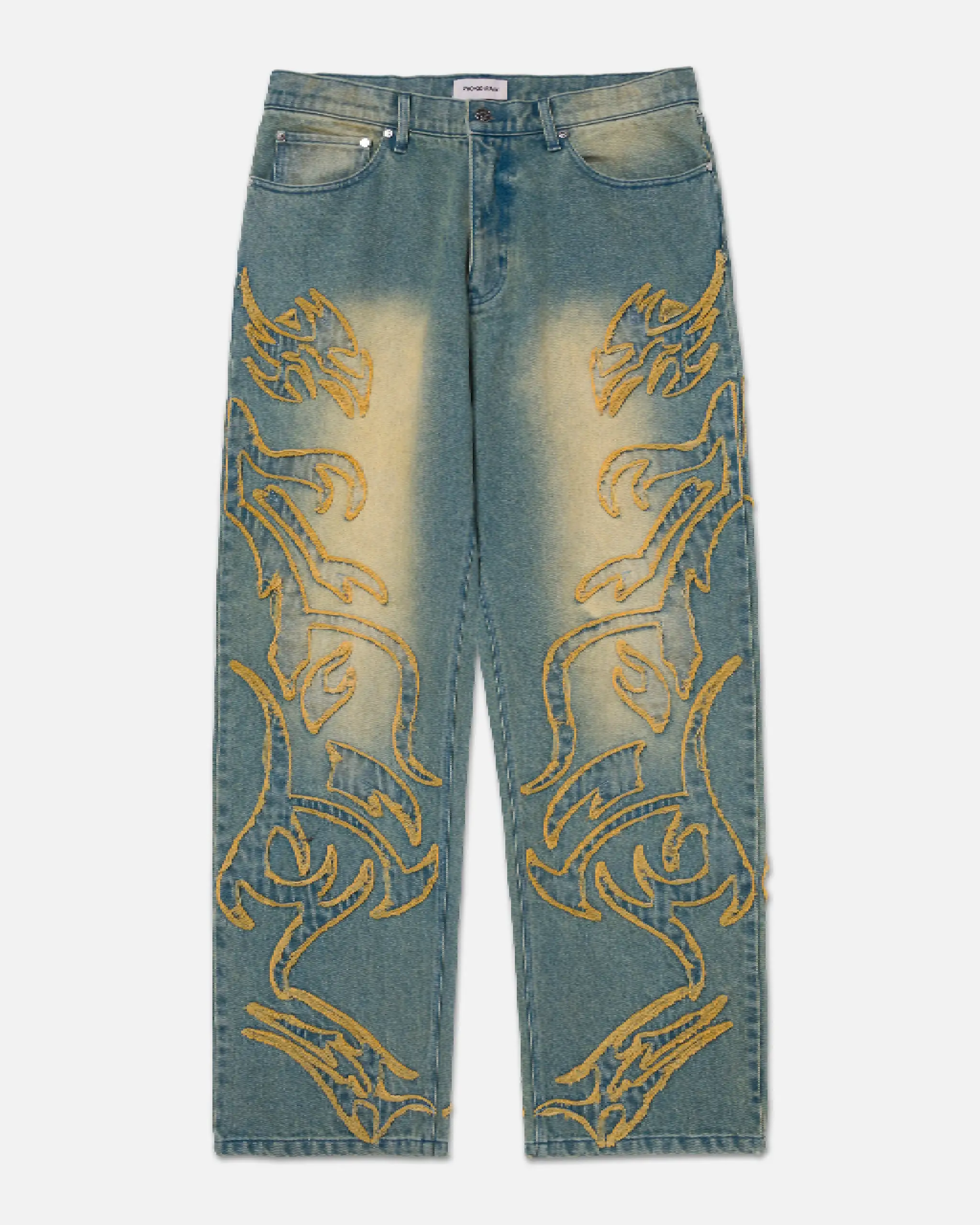Ryoko Rain Raw Edge Tribal Jeans (1) Ryoko Rain Raw Edge Tribal Jeans (1)