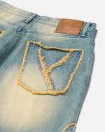 Ryoko Rain Raw Edge Tribal Jeans (3)