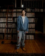 Ryoko Rain Reversible Rose Denim Work Jacket (3)