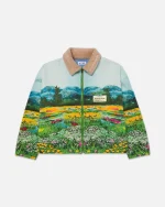 Ryoko Rain Reversible Valley of Flowers Work Jacket (1)