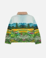 Ryoko Rain Reversible Valley of Flowers Work Jacket (5)