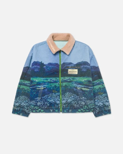 Ryoko Rain Reversible Valley of Flowers Work Jacket (6)