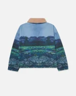 Ryoko Rain Reversible Valley of Flowers Work Jacket (9)