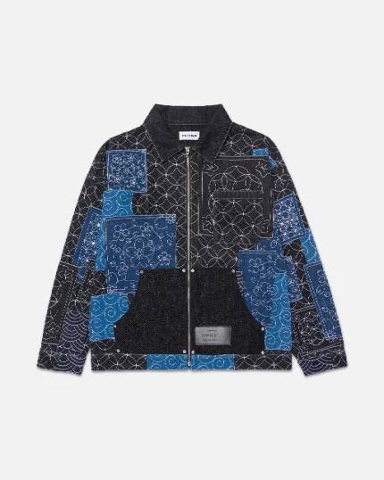 Ryoko Rain Sashiko Work Jacket (1)