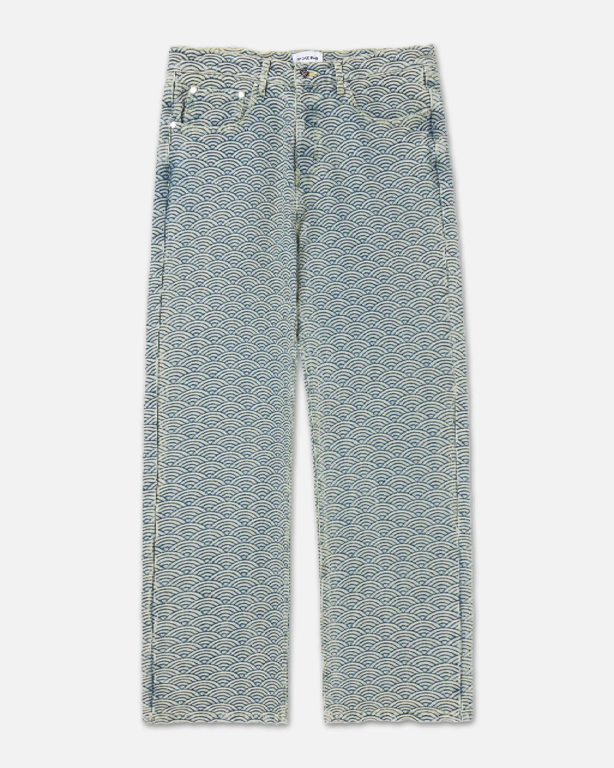 Ryoko Rain Seigaiha Jacquard Denim Jeans (1) Ryoko Rain Seigaiha Jacquard Denim Jeans (1)