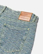 Ryoko Rain Seigaiha Jacquard Denim Jeans (2)