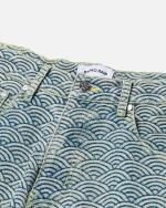 Ryoko Rain Seigaiha Jacquard Denim Jeans (4)