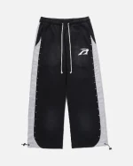 Ryoko Rain Vintage Side Panel Sweatpants Black (1)