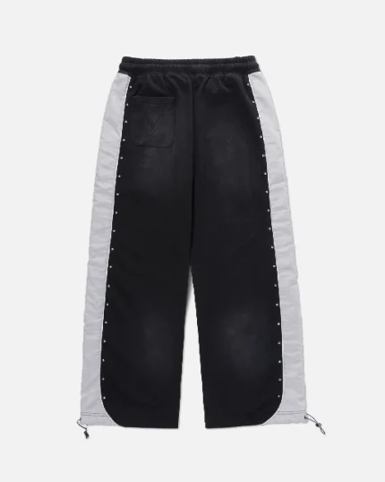 Ryoko Rain Vintage Side Panel Sweatpants Black (7)
