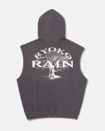 ryoko rain sleeveless hoodie dark gray (3)